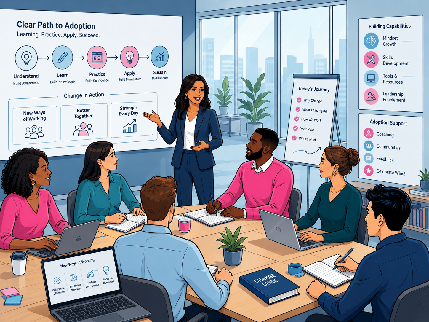 Clearpath to Adoption — teams learning, practising and sustaining change together.